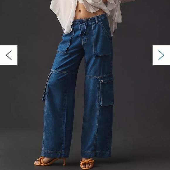 Pilcro Denim - Anthropologie Pilcro Mid-Rise Cargo
